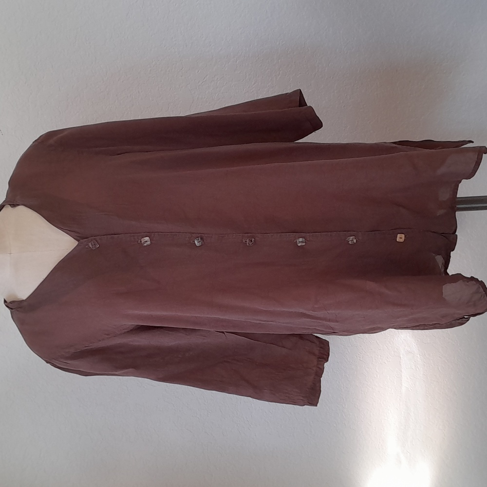 Bundle 3 for 50% off 1990s Vintage Click by Color Me Cotton Rayon Shirt Jacket